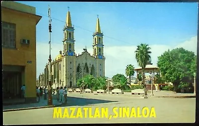 The Basilica De La Immaculate Conception And The Plaza Mazatlan Sinaloa Mexic • $1