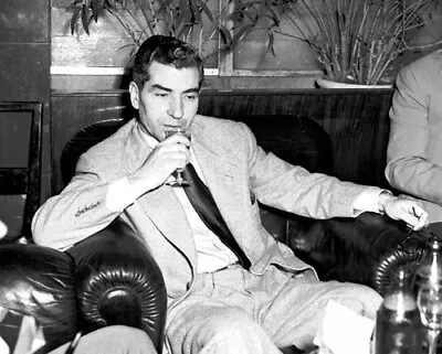 Mobster Charles Lucky Luciano 1948 Photo • $12