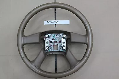 OEM 2002-09 Chevrolet Tahoe Trailblazer Envoy Ranier Tan Leather Steering Wheel • $39.99