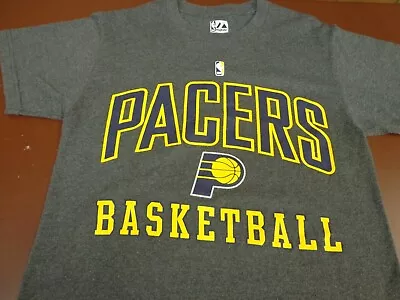 Majestic Indiana Pacers Paul George NBA Basketball  T-Shirt Small  Gray   B9 • $10.99