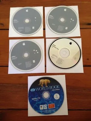 EMac Software Install Restore CD Discs Mac OS X 10.3 Hardware Test Panther • $24.99