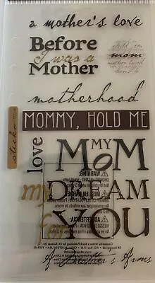 Sticko Phrase Cafe Classic Stickers My Mom Phrases Motherhood Love Scrapbooking • $4.40