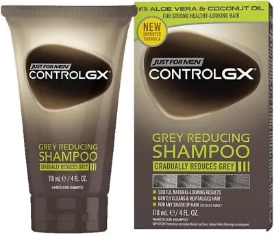 Just For Men Control GX Grey Reducing Hair Color Shampoo 118ml- Choose Pack • £10.15