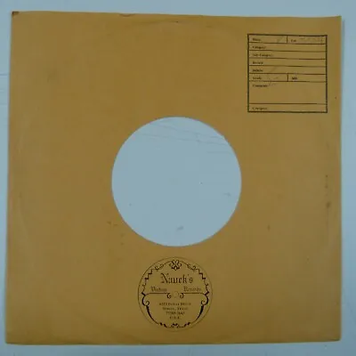 10  78rpm Gramophone Record Paper Sleeve NAUCK`S VINTAGE RECORDS  SPRING TEXAS • $9.33