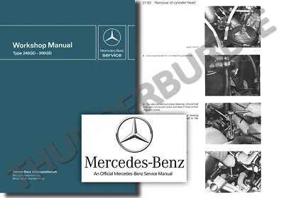 Mercedes 300GD 240GD G WAGEN 460 Service Workshop Manual Wagon 240 300 USB Stick • $24.80