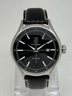 S. Coifman SC0077 45mm Swiss Made Stainless Steel Automatic Wristwatch For Men • $325