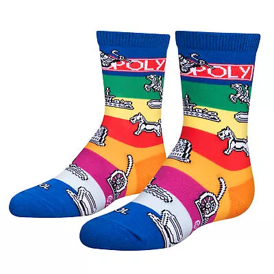 Cool Socks For Kids Monopoly Pieces Board Game Crazy Soft Funny 4-7 Years • £8.02