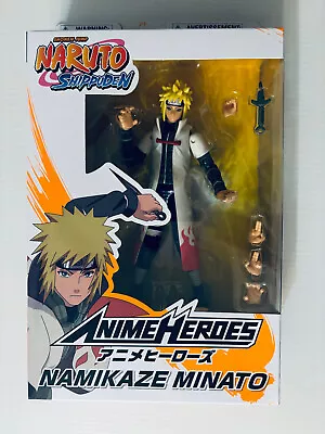 Naruto Shippuden - Anime Heroes Namikaze Minato By Bandai • $22.99