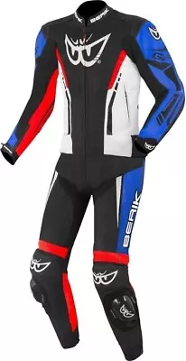 FZS-028 Premium Cowhide Leather Motorcycle Racing Suit | One Piece | CE Approved • $429.99