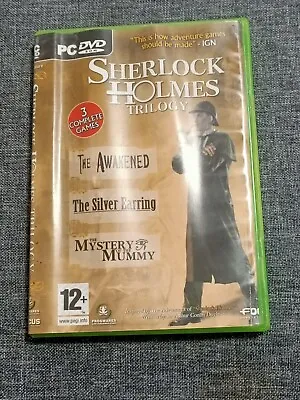 $20 • Buy Sherlock Holmes Trilogy PC - NOT IN ORIGINAL CASE - USED - GOOD CONDITION