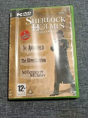 $20 • Buy Sherlock Holmes Trilogy PC - NOT IN ORIGINAL CASE - USED - GOOD CONDITION