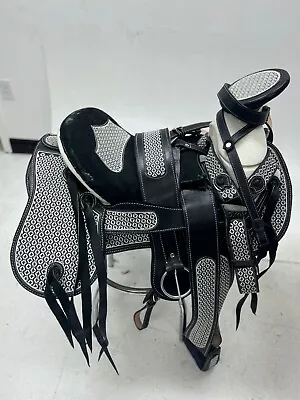 KingSaddle Mexican Leather Horse Saddle/ Silla De Montar Estilo Charro • $699.99