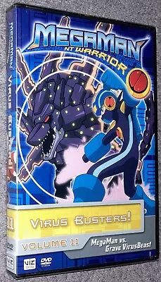 MegaMan NT Warrior Volume 11: Virus Busters! DVD Grave VirusBeast - NEW • $44.97