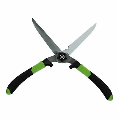 Dual Grip Straight Blade Hedge Shears Garden Trimming Secateurs Hand Pruners • £14.39