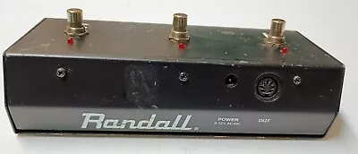 Randall RF3 3 Button Universal Midi Controller Footswitch Untested • $35