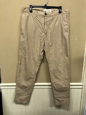 H&M Label Of Graded Goods Chinos Beige Mens Pants Size 34 Lightweight • $12.99