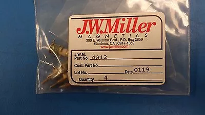 (1 PC) 4312 JW MILLER Sub-Miniature Adjustable R.F. Coil 32.5uh • $8.95