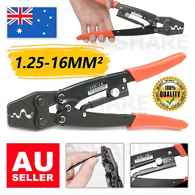 1.25-16mm² Cable Battery Lug Anderson Plug Crimping Crimper Tool Bare Terminal • $16.45