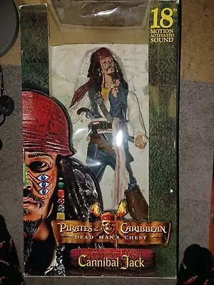 £180 • Buy Neca POTC Dead Mans Chest 18  Jack Sparrow (Cannibal Jack) Figure