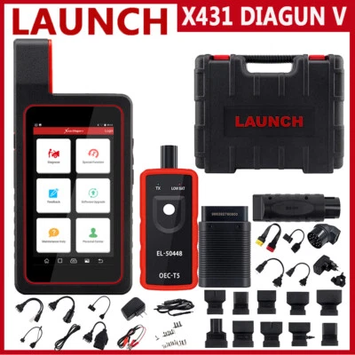 $559 • Buy LAUNCH X431 Diagun V Car OBD2 Scanner Bidirectional Diagnostic Tool ECU Coding