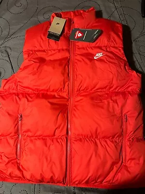 Nike Therma Primaloft Fill Zip. Vest Jacket Size L Men Nwt $150.00 • $89.99