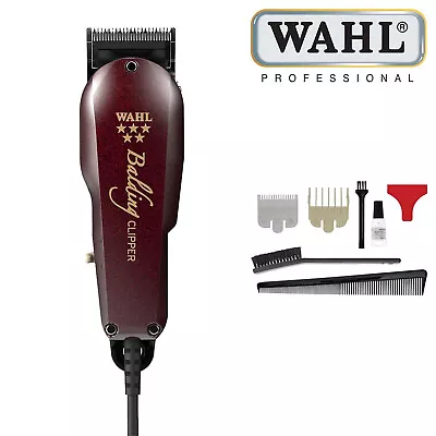 Wahl Corded Balding Hair Clipper 0.4mm #0.5 And 1.5 With V5000 Motor 8110-830 • $133.59