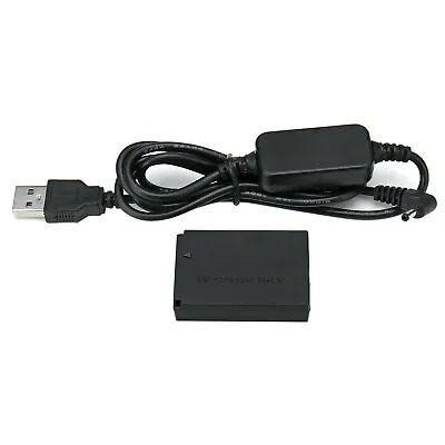 LP-E12 Power Charger Cable ACK-E12+DR-E12 Dummy Battery For Canon EOS M2 M50 • $22.99
