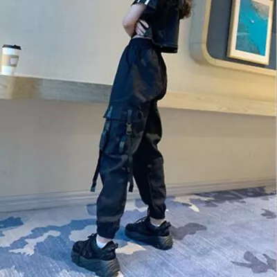 2021 Autumn Pants Women Korean Style Loose Harajuku Pants Hip-hop Street Wear • $79.27