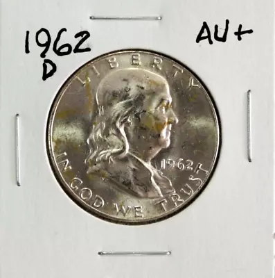 1962-D Franklin Half Dollar AU/BU #CM • $15.85