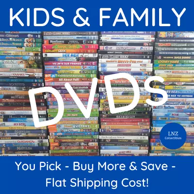 Kids & Family DVDs Children's Movies Animated Cartoons **You Pick** **Read** • $2.99