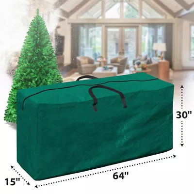 Heavy Duty Large Christmas Tree Storage Bag Green Waterproof Sack Up To 9ft Tree • $17.59