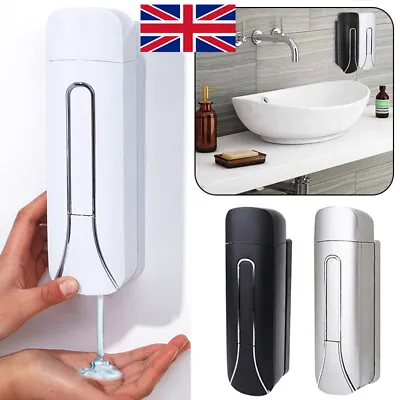 £8.28 • Buy Single Soap Dispenser Wall Mounted Manual Liquid Hand Gel For Bathroom Kitchen R