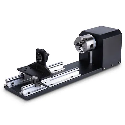 OMTech Rotary Axis Attachment With 3-Jaw Chuck For 50W And Up CO2 Laser Engraver • $223.99