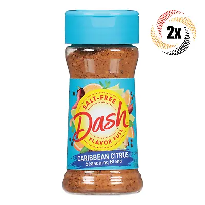 2x Shakers Mrs Dash Flavor Full Salt Free Caribbean Citrus Seasoning Blend 2.4oz • £12.92