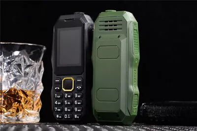 2G Unlocked Rugged Phone Gsm Cell Mobile Phone Dual Sim Torch Shockproof • $32.19