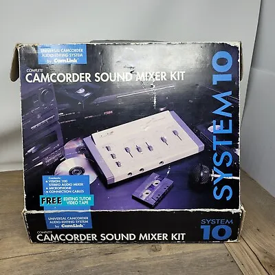 CamLink Complete Camcorder Sound Mixer Kit Audio Editing Deck System 10 In Box • £19.99