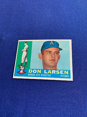 1960 Topps Set Break All NM /Exmt # 353 Don Larsen • $8.50