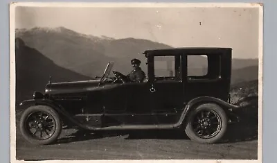 $16 • Buy GENOA ITALY ARMY OFFICER ANTIQUE CAR Real Photo Postcard Rppc Ww1 Automobile