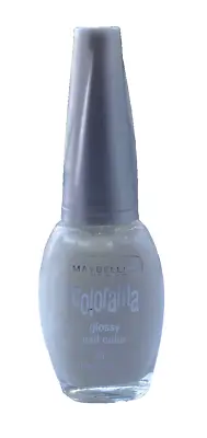 Maybelline Colorama Glossy Nail Polish Varnish Shade 51 French White New • £4