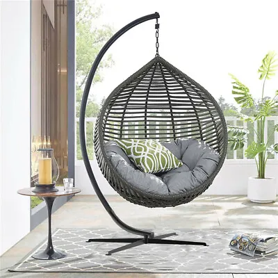 £95.96 • Buy Heavy Duty Garden Hanging Chair Hammocks Swing Egg Chair Pole Frame Stand Only