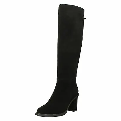 Ladies Leather Collection Zip Up Knee High Boots • $126.68