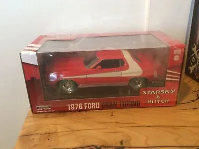 NEW GreenLight 1:24 Starsky And Hutch 1976 Ford Gran Torino Green Machine CHASE • $39.99