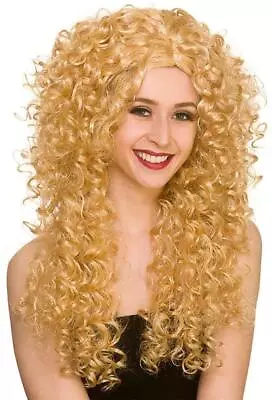 Wicked Costumes Long Curly Wig Adult Fancy Dress • £10.99