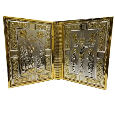 Gospel Holy Book Bible Ornate Metallic Cover Gold Plating High Quality Cover • $199.90