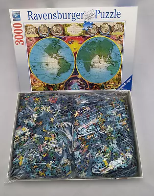 3000 Piece - World Map Puzzle By Ravensburger 2017 (Large 48  X 32 ) • $35