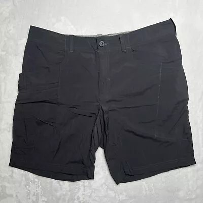 Mountain Hardwear Mens Shorts 34 X 8.5 Gray Flat Front Work Hiking Outdoor • $18