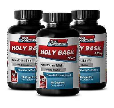 Blood Sugar Support - Holy Basil Extract 750mg - May Promote Liver Health   3B • $56.71