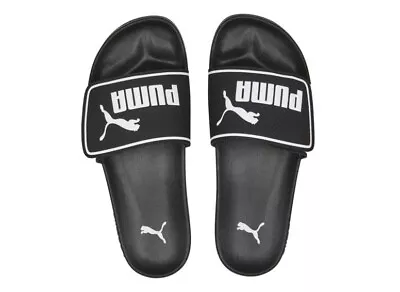$59.95 • Buy PUMA Leadcat 2.0 V Slides - Black - Shoe - Sandal - Mens Womens - Unisex