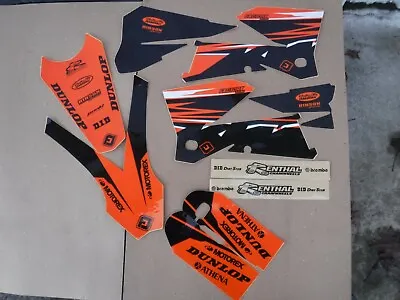 Flu Designs Pts5 Team Ktm Graphics 2005 2006 Sxf  Sx & 2006 2007 Exc Xcfw  Xcw • $47.99