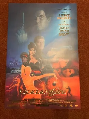 GOLDENEYE James Bond 007 Movie Print Poster 24x36 By Matthew Peak #/85 Not Mondo • $195
